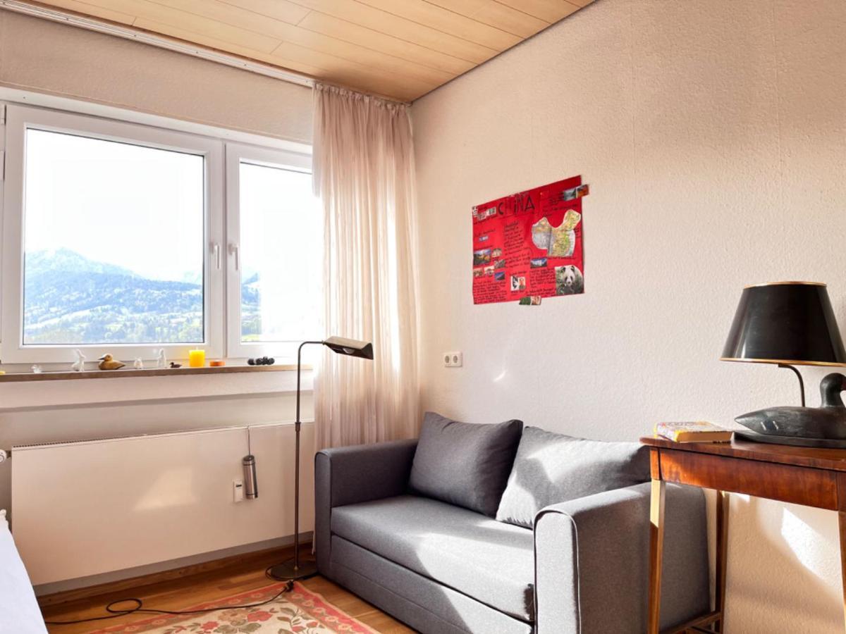 Grosszuegige Wohnung, Bergblick, Vintage Sonthofen Kültér fotó